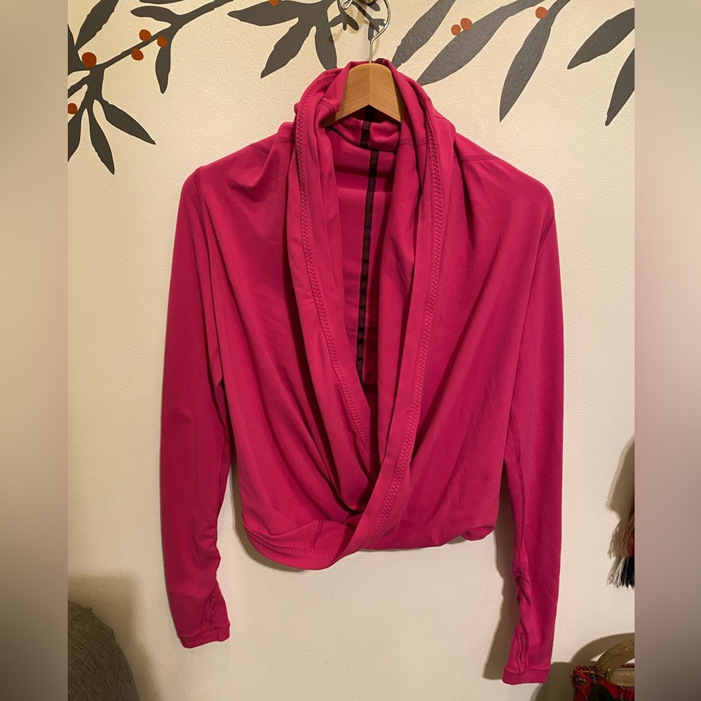 Cozy wrap top